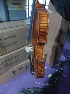 Violino <span class=keywords><strong>Guarneri</strong></span> 4/4 Europeo in Legno Fiammato, Suono Dolce e Gradevole, Abete e Acero Massello, Fatto a Mano - Product Image 3