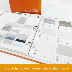 Reliures à anneaux A4 personnalisables, échantillons de tissus et de cuir, livres d'échantillons de couleurs - Product Image 4