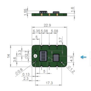 Sensor de Calidad del Aire MICS-VZ-89TE, Módulo Sensor de Gases TVOC, Nuevo y Original - Product Image 2