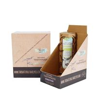 Boîte en carton imprimée sur mesure avec bande détachable, emballage de vente au détail pour snacks, cosmétiques et supermarchés