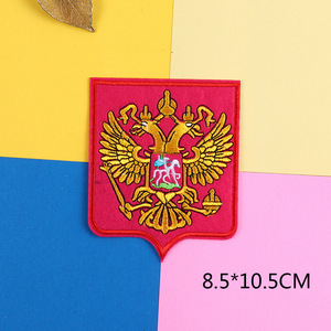 Various Golden Two-headed Eagle Patches Russian Flag <strong>National</strong> Emblem Patch pilot People of Russia <strong>Iron</strong> on Patches - Product Image 4