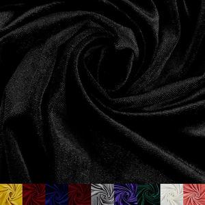 Tela de terciopelo elástico 95% poliéster 5% <span class=keywords><strong>Spandex</strong></span> tela de terciopelo para costura DIY, tapicería, ropa, disfraz, artesanía - Product Image 3