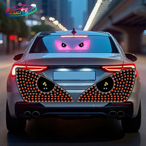 Panneau Diable Yeux Lumière <span class=keywords><strong>Clignotant</strong></span> LED Décoration Lumière LED Feux de Signalisation Voiture Pare-Brise Lueur Flexible LED pour Voiture Pare-Brise USB - Product Image 1