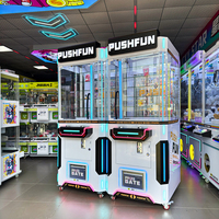 Machine à prix à monnayeur Push Fun pour parcs d'attractions, magasins et centres commerciaux, 110/220V, 1 joueur, garantie 1 an, personnalisable ODM OEM