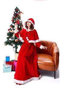 Châle Maxi Rouge Chaud et Élégant pour Femme, Idéal pour Soirées de Noël, Spectacles Scéniques et Costumes - Product Image 4