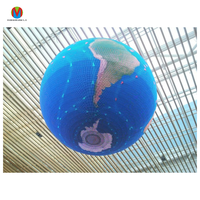 Diamètre 1M 1.5M 2M Grand Module Sphérique Intérieur Irrégulier Flexible P2 P2.5 P3 P4 P5 Boule Sphère Écran D'affichage Led À 360 Degrés