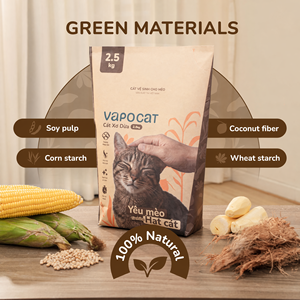 Arena para Gatos de Fibra de Coco Avanzada, Ecológica, con Alta Tasa de Absorción para el Mantenimiento Diario de las Mascotas - Product Image 1
