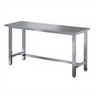 Table de travail en acier inoxydable épaissi pour l'entretien des équipements, banc de travail pour l'industrie de l'entretien automobile