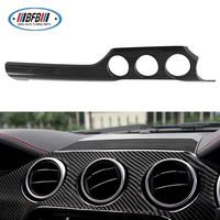 Kits de tableau de bord en carbone sec RHD Accessoires intérieurs Add-Ons pour Ford Mustang 2015 + 4pcs Fit