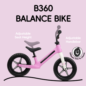 Bicicleta de Equilibrio Personalizada con Marco Luminoso, Bicicleta para Niños con Altura Ajustable (No para Venta al Público) B360 Bicicleta de Equilibrio B360 B360 - Product Image 1