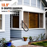 Moderne Stahl-Treppengeländer mit Rutschfester Oberfläche für Innen-/Außenbereich, Balkon und Treppenstufen