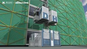 डाहन एस200/200 निर्माण लिफ्टर 40 मीटर/मिनट 2 टी लिफ्ट पीएलसी मोटर कोर घटकों 250 मीटर अधिकतम ऊंचाई स्थिर संचालन - Product Image 6