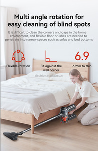 350W filaire bâton Rechargeable vertical léger Hepa Filtration aspirateur pour <span class=keywords><strong>tapis</strong></span> sol poils d'animaux - Product Image 3