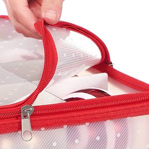 חג המולד כדור אחסון תיבת אחסון ארגונית שקוף פלסטיק חג המולד קישוט כדור תיבת אחסון ארגונית - Product Image 5