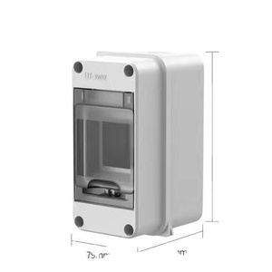 Boîte de distribution extérieure étanche Zhenxing, boîte à interrupteurs 8 bits, petite, étanche à la pluie, 3P vide, circuit HT-3 - Product Image 1