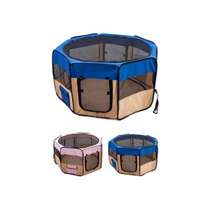 Corral Plegable para Mascotas, Perros y Gatos, de Gran Capacidad, Transpirable, Resistente a Arañazos, de Malla, con Tela Oxford - Product Image 3