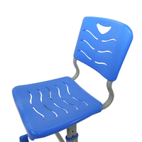 Ensemble table et chaise d'école réglables et durables, ensemble table et chaise modernes, mobilier scolaire, bureau de classe réglable en hauteur