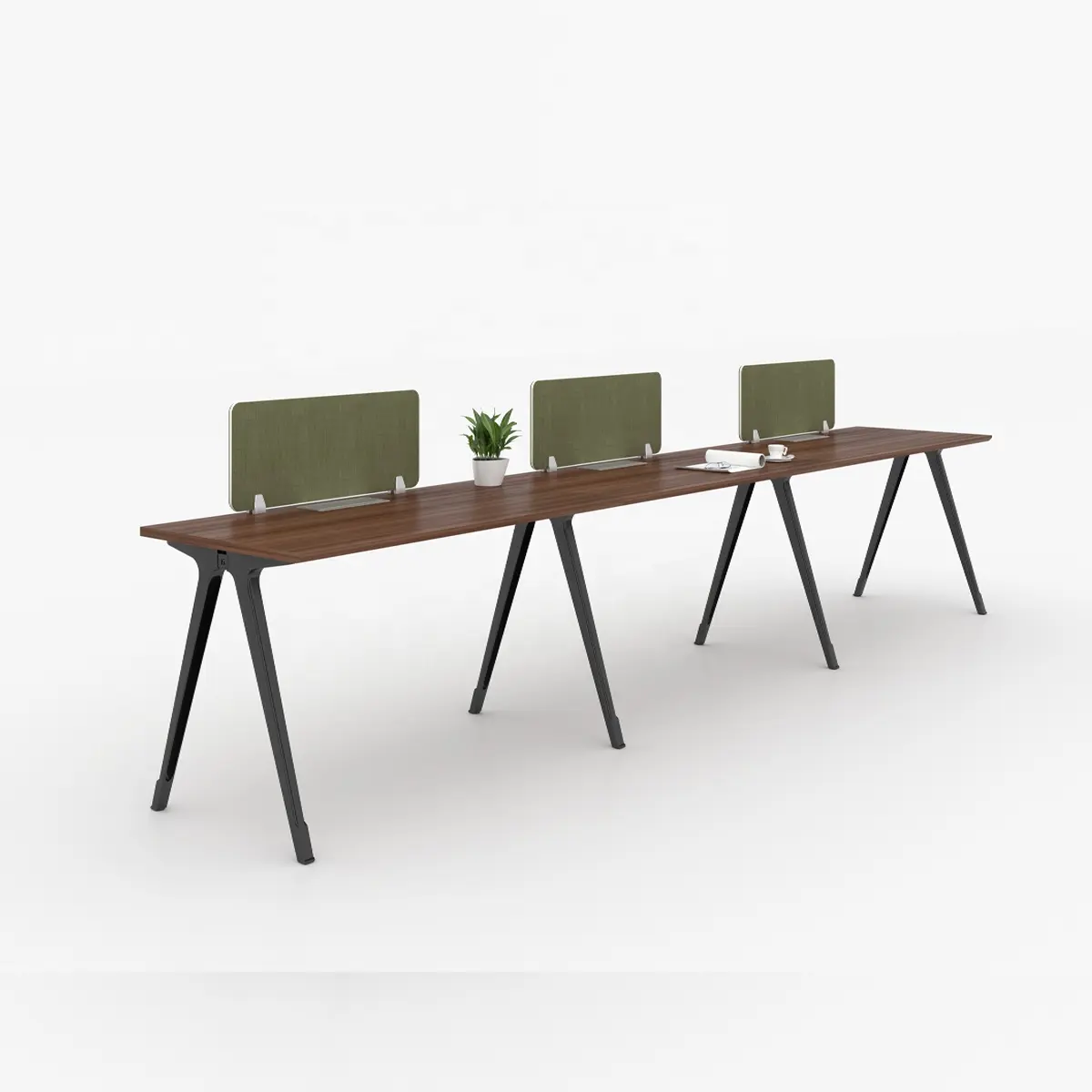 Guangzhou Manufacturer Fashionable Furniture Leg Metal Table Workstation Table