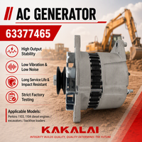Alternateur 24V 80A pour système de charge de finisseur d'asphalte Caterpillar AP600 – Ensemble de remplacement 63377465