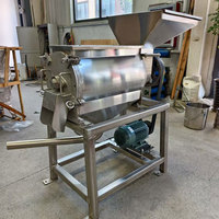 Industriële fruitpulpmachine van roestvrij staal 304 voor de productie van mango- en abrikozenpulpjam