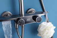 Ensemble de douche de fabricant européen de robinet de douche à effet pluie de bain