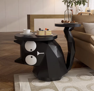 Mesa Multifuncional Creativa: Mesa Auxiliar para Sofá, Mesa Esquinera, Mesa Auxiliar Móvil para Cama, Mesa de Centro para Gatos - Product Image 1