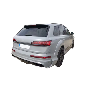 ชุดบอดี้กันชนหน้าแบบกว้างสำหรับรถ Audi Q7 <span class=keywords><strong>SQ7</strong></span>อัพเกรดสไตล์ <span class=keywords><strong>ABT</strong></span> กระโปรงข้างกระโปรงตัวกระจายลมหลังคาสปอยเลอร์คิ้ว - Product Image 5