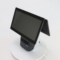 CITAQ-Terminal T80 de 15,6 "con pantalla Dual táctil para restaurante, quiosco de caja registradora, TPV, Windows