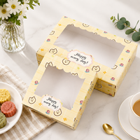 Boîte d'emballage personnalisée pour pâtisseries, idéale pour le chocolat, les puffs, les tartes aux œufs, les macarons, les boîtes cadeaux de biscuits