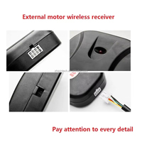 Interruptor de Control Remoto Inalámbrico para Motor de Cadena de 433 MHz, CA 220 V 240 V, con Dos Transmisores, Compatible con Puertas Enrollables de Garaje