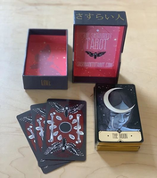 Boîte à rabat en papier personnalisée, boîte rigide ou options d'emballage en pochette de velours pour les jeux de tarot