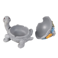 Futeng tortue forme résine fumer voiture cendrier avec couvercle vente en gros cendrier pour cigarettes fumée boutique accessoires de conception extérieure