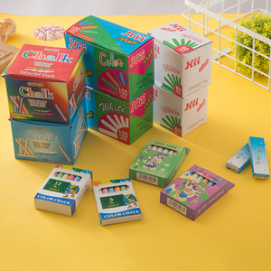 Poudre de gypse personnalisée effaçable ronde papeterie séchage craie tableau noir blanc pour l'art dessin écriture - Product Image 4