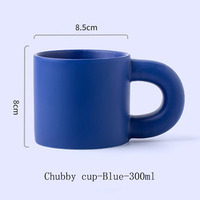 Tasses en céramique à la mode de différentes couleurs Bone China MUG OEM pour boire de l'eau, du lait et du café