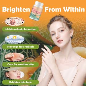 Vitamina C E Extracto de melón Rose Roxburgh Extracto de tabletas Soporte de belleza para el cabello Uñas Salud de la piel para adultos - Product Image 3