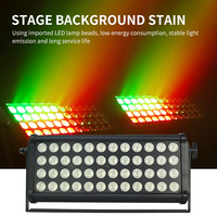 48 projecteurs LED RGB 3-en-1 DMX pour éclairage de sol et mur, idéaux pour scènes, mariages et bâtiments