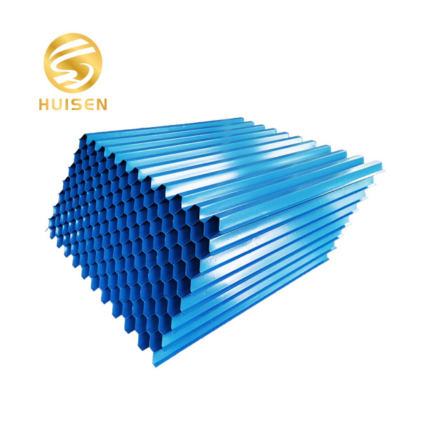 Труба HUISEN 1x1 м, уплотнительная пластина, шестигранная сотовая наклонная труба, наклонная уплотнительная медиа-трубка lamella