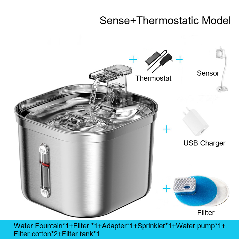 Chargeur d'eau en acier inoxydable 304