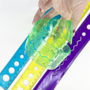 <span class=keywords><strong>Righello</strong></span> trasparente a colori <span class=keywords><strong>righello</strong></span> in plastica con centimetri millimetri pollici colori assortiti chiari righelli per i bambini delle scuole - Product Image 6