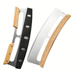 2 Cuchillos Cortadores para Rebanar Frutas, Ensaladas, Pan y Pizza - Product Image 1