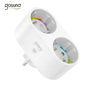 Gosund SP211 16A 2 Trong 1 EU Tiêu Chuẩn Thông Minh Cắm Bằng Wifi Hỗ Trợ App & Điều Khiển Bằng Giọng Nói Thông Minh Cắm Với CE RoHS Chứng Nhận