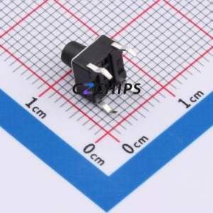 SMG-01-H070A1 Tactile Switch DIP-4P,6x6mm Switch Single Pole Single Throw Round Button 2.5N 6mm - Product Image 2