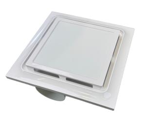 Ventilateur d'extraction de plafond moderne avec lumière LED, centrifuge, faible bruit, pour salle de bain, toilettes, cuisine, maison, camping-car - Product Image 2