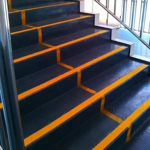 Colorful PVC Waterproof Anti-Slip Tape 4 Inch X 35 Feet Single Sided <b>Rubber</b> Non-Slip <b>Stair</b> <b>Tread</b> Masking Outdoor Warning Tape - Product Image 4