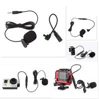 Câble adaptateur de microphone en PVC tressé avec conducteur en cuivre étamé, Mini USB 3.5mm, avec support de téléphone pour GoPro Hero3 Black