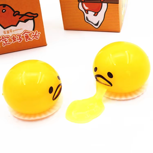 Nouvelle balle anti-stress créative en forme de jaune d'œuf, jouet de décompression collant et amusant, en plastique, unisexe, 14 ans et plus - Product Image 5