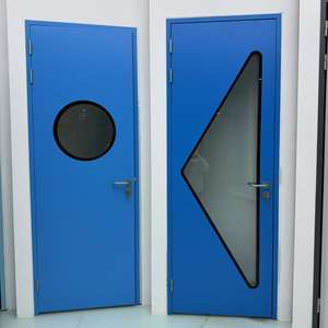 Otomatik Modern paslanmaz çelik hastane tiyatro ameliyathane kapıları elle temiz oda kapıları - Product Image 2