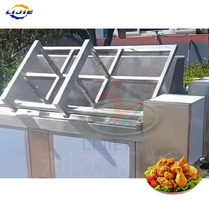 Friteuse latérale en acier inoxydable avec panier, en acier inoxydable 304 de qualité alimentaire, conception facile à nettoyer pour les foyers, les hôtels et les restaurants - Product Image 5