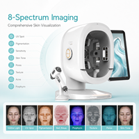 Máquina Analizadora de Piel con IA de 3 Cámaras K57 K33, Escáner de Diagnóstico Facial, Detector de Piel Portátil para Salón de Belleza y Gestión de la Piel