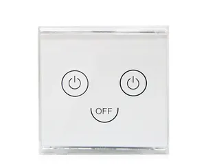 Glass Touch Screen Timer Switch With Two-load Control